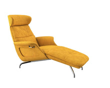 Clement Chaiselongue - Cord - Mustard Yellow