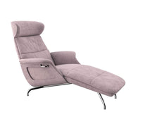 Clement Chaiselongue - Cord - Soft Lavendel