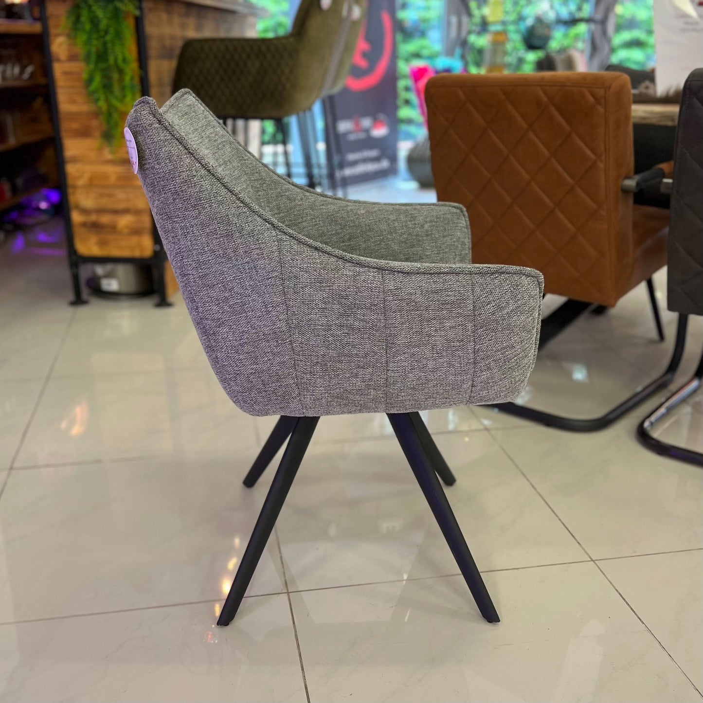 Riviera Drehstuhl - 180° - Middle Grey