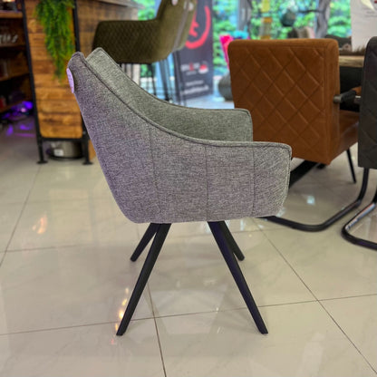 Riviera Drehstuhl - 180° - Middle Grey